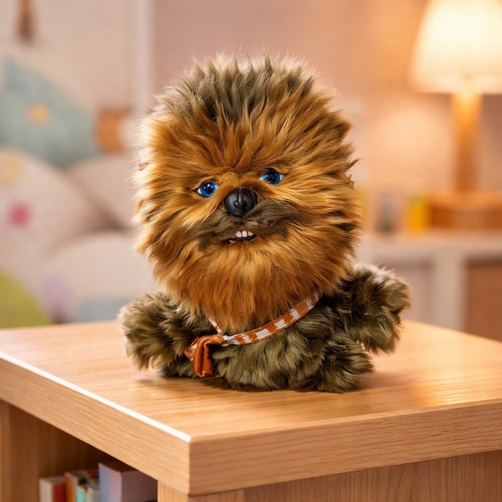 Authentic Star Wars Chewbacca Plush Toy - Lucasfilm Licensed Collection 7"